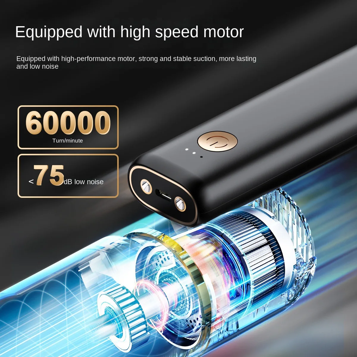 6000pa Car Keyboard Computer PC Cleaner Electric Air Blower with Wireless Vacuum Cleaner LED Light Air Duster