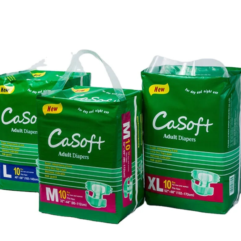 Complete in Specification Premium Custom Printed High Absorption Cleansy Adult Prefold Nappy Diaper