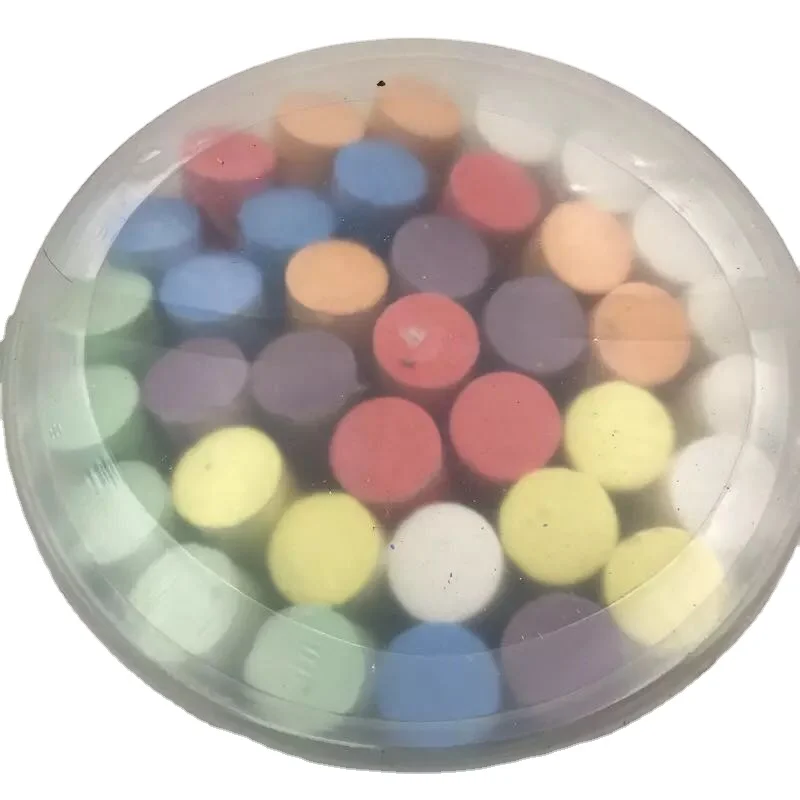 Индивидуальные нетоксичные цветные моющиеся мелки для уличного тротуара 37 шт. в