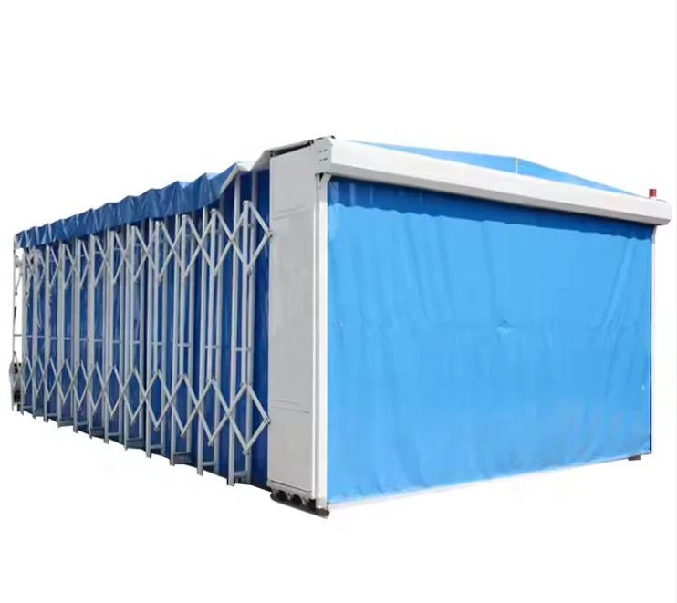 Space Saving Removable Retractable Paint Booth Outdoor Use With Water Curtain CE Certified for Car Painting