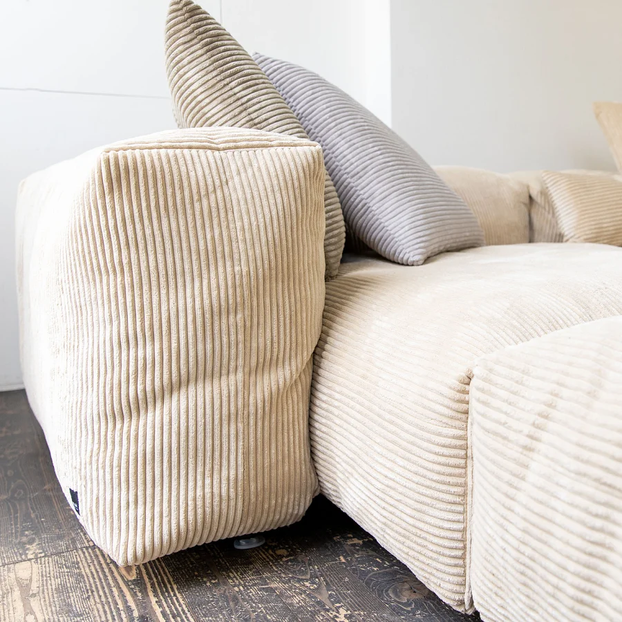 Atunus Extra Modular Sectional Sofas Vetsak Cord Velour Large Sofa