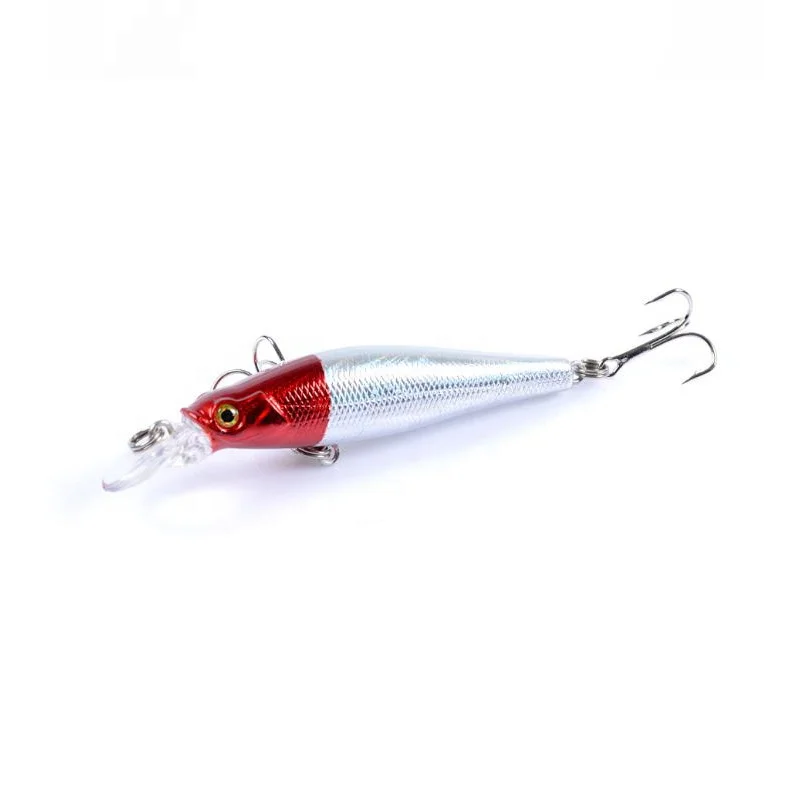 Pikes/Trout/Walleye/Redfish Tackle with 3D Eyes Strong Treble Hooks Life-Like Swimbait Bass Crankbait Hard Minnow Fishing Lures