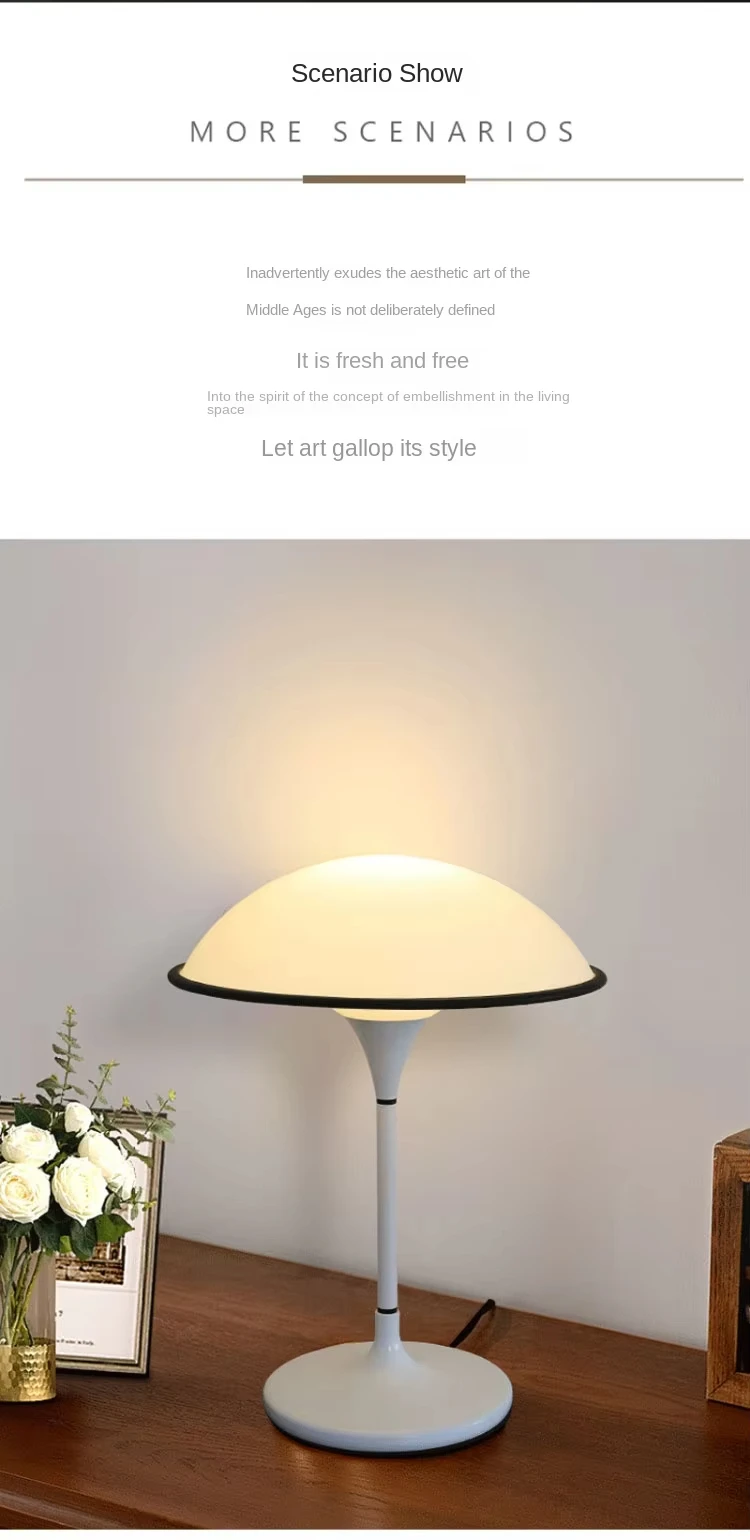 product european style mushroom atmosphere table lamp simple bedroom bedside living room restaurant decorative desk lamp-42