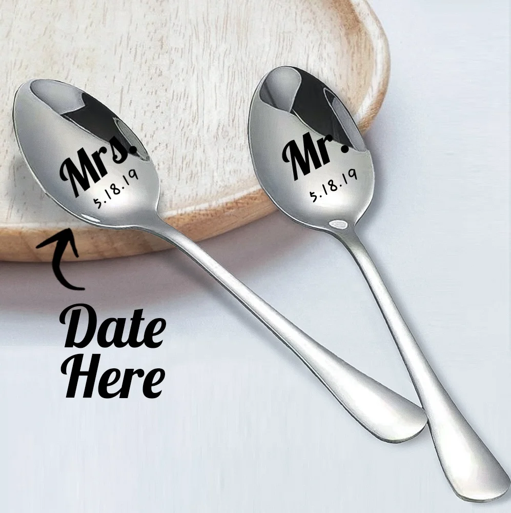 Gift for your loved one. Personalized Stainless Steel Table Spoon