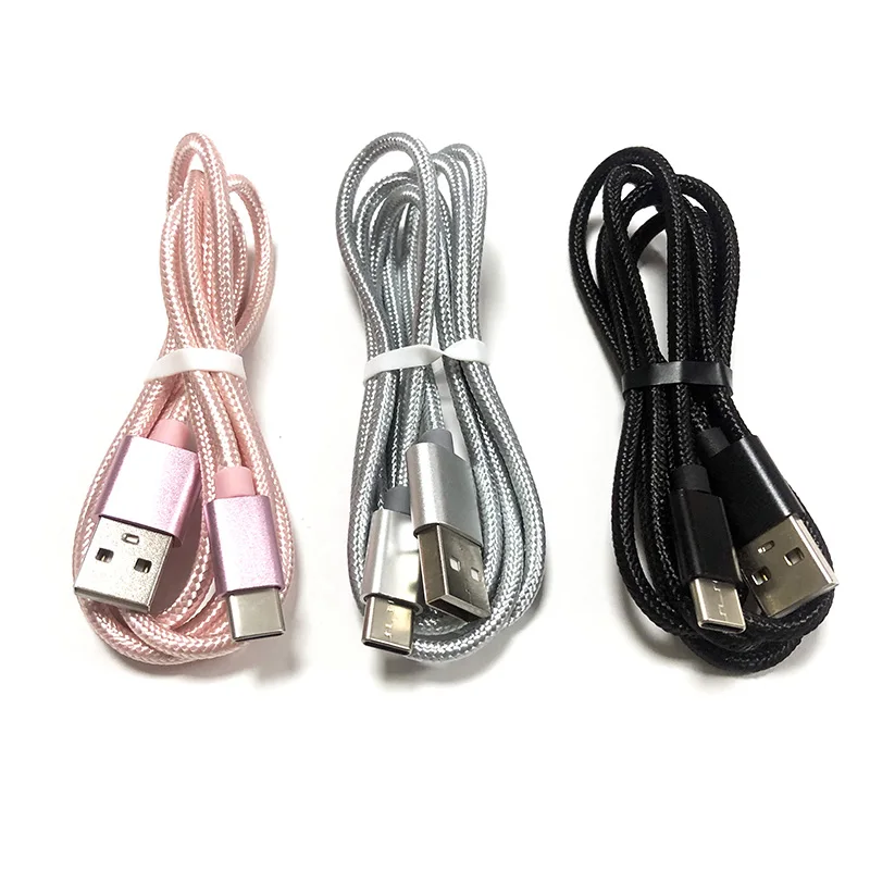 
 Поставщики Алюминиевый USB кабель с нейлоновой оплеткой для зарядного устройства V8 Тип C Тип для быстрой зарядки и передачи данных Micro USB кабель для мобильного телефона Galaxy S Android планшеты  