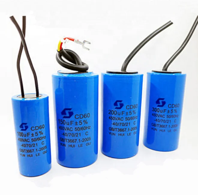 thumbnail image 2 of Uxcell 2 Pcs CD60 Run Capacitor, 500uF 250VAC 50/60Hz 2 Wires CD60 Motor Starting Capacitor For Washing Machine Air Compressor Refrigerator Black 5fddeb69 6034 4e98 88f7 50cff6e25c4e.c7e8d661e355df8c0c15ce04de087c38 2 of 12