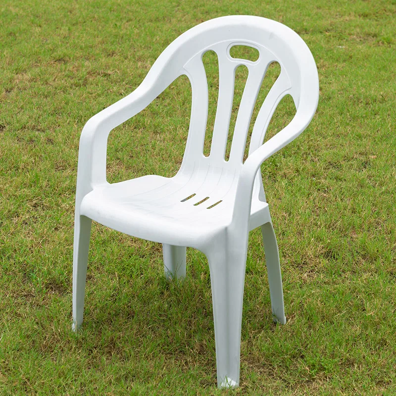 High Quality Chair Models White Plastic Chair with Arm