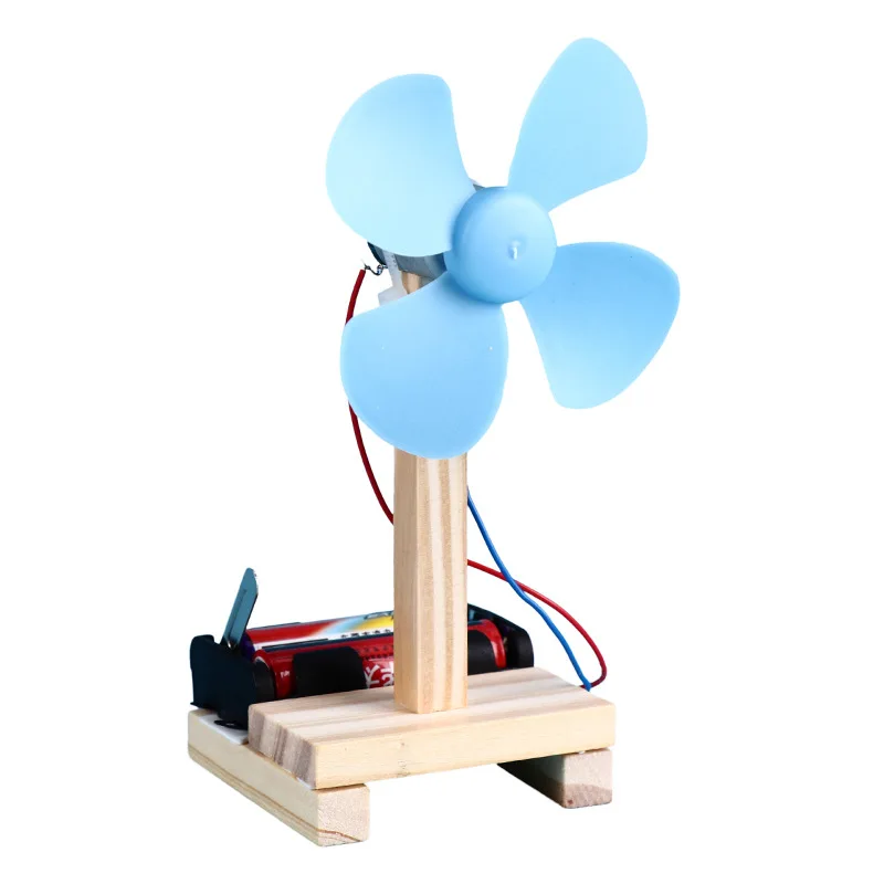 Homemade Electric Technology Model Toys Set Science Experiment DIY Electric Fan Electric Technology Model Toys Electric Physics