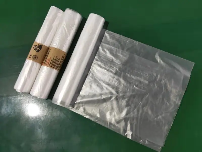 Biodegradable Coreless Star Seal Garbage Bag Machine Manufacturer Plastic Bag Production Line Rolling Garbage Bag Making Machine
