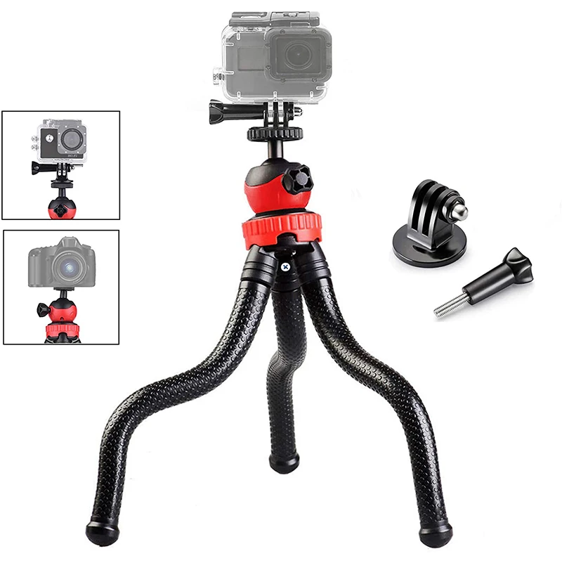 Mini Tripod Flexible Phone Tripod with Remote Travel Tripod Stand for Filming for Smartphone
