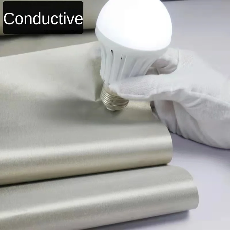 rfid shielding cloth conductive cloth anti-theft card anti-degaussing lining anti-radiation fabric shielding GPS_1