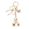 Porte-clés petit papillon doré-A