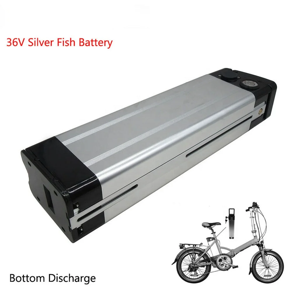 Sun Ease Sliver Fish Type Silverfish Battery 18650 E-bike Akku Bike Battery  500w Electric Bike Lithium Battery 36v 12ah