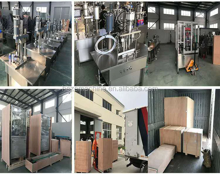 Semi Automatic Aerosol Filling Machine for Spray Cans