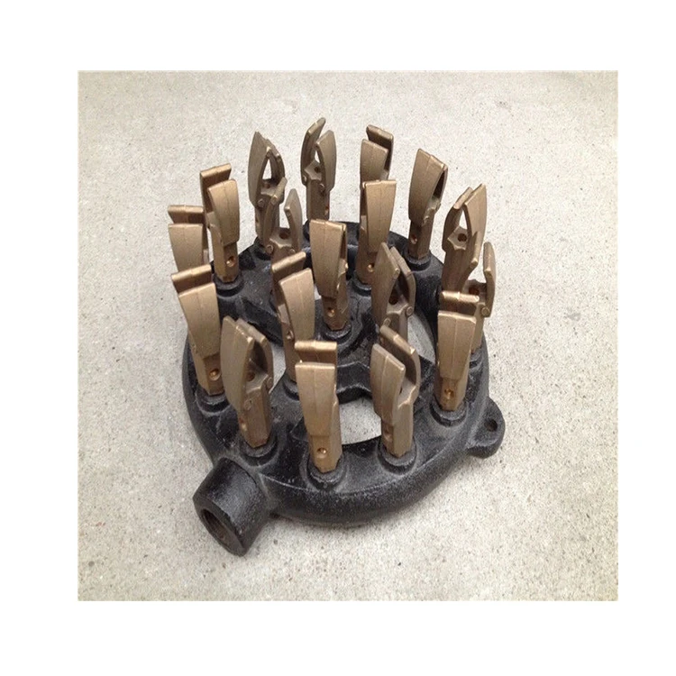 Industrial Duckbill Burner Jet Burner Gas Burner,18 Tip Cast Iron