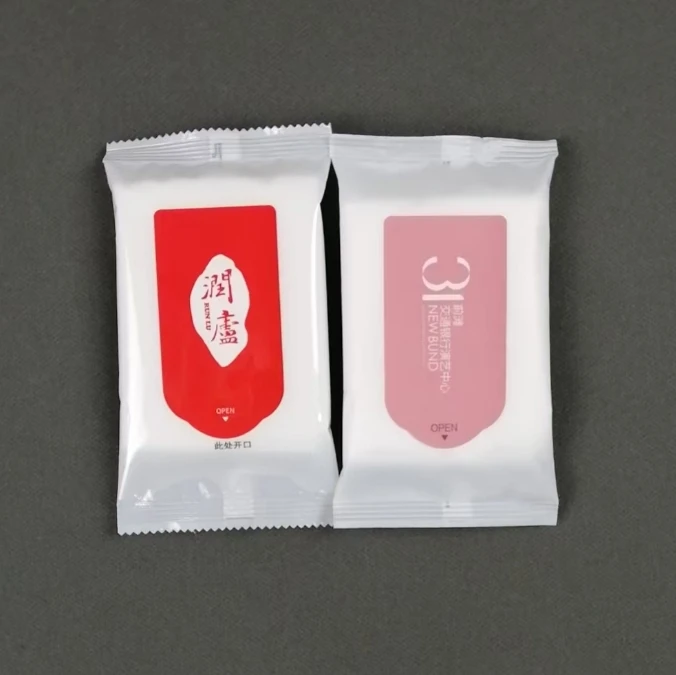 Aktion, maßgeschneidert, kleine Bestellung, 5 Stück umweltfreundliche Feuchttücher für Hotelverpflegung, Werbeveranstaltungen, Hochzeiten
