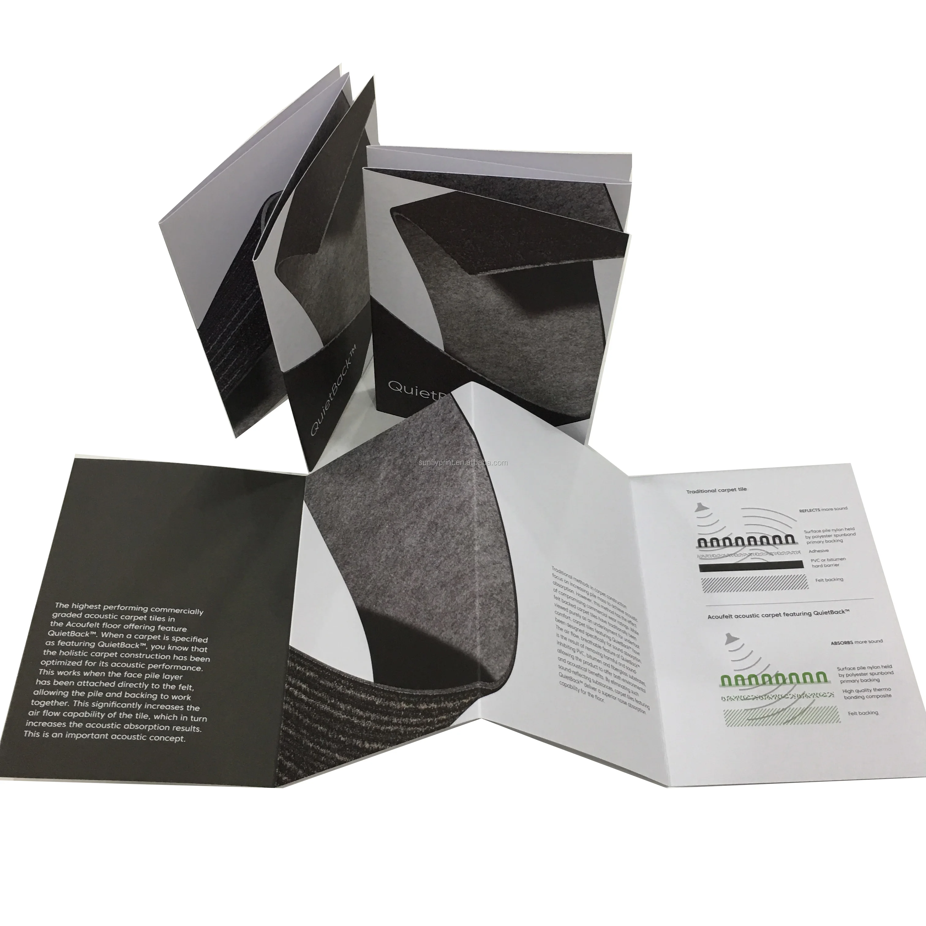 
Китайская фабрика печати, размер паспорта, полноцветная печать брошюры A5, роскошная Складная брошюра, печать 