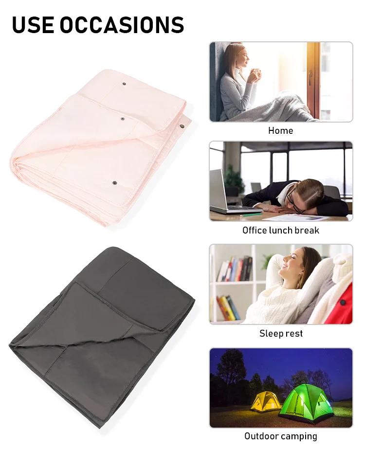 Safe Heat Therapy Infrared Blanket 5v Usb Outdoor Travel Warm Portable
