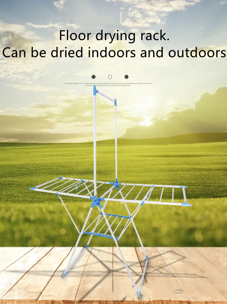 Butterfly Shape Stainless Steel Clothes Drying Rack Cloth Dryer