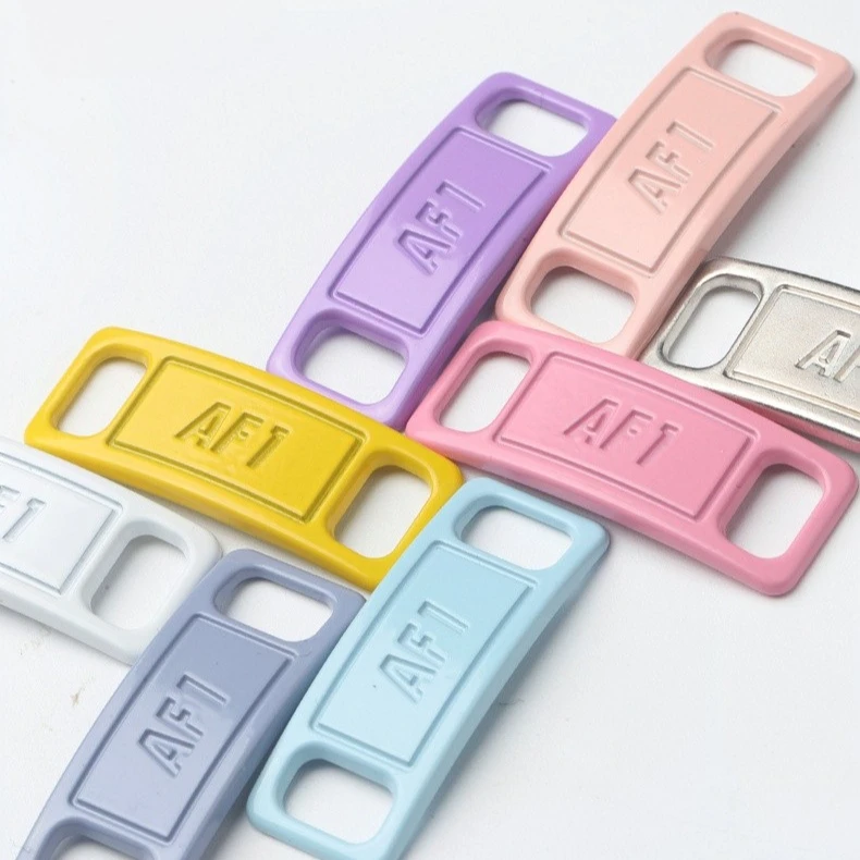 Custom AF1 Shoe Laces Metal Buckle New Zinc Alloy Charm