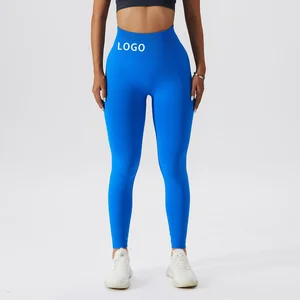 Oem Custom High Waist Yoga Pants Gym Women Workout Leggings Scrunch Seamless Leggings Fitness Wear