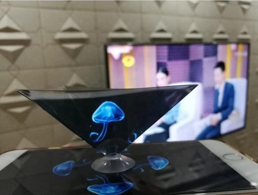 2X Spectre Hologram Smartphone Projector Compatible Portable