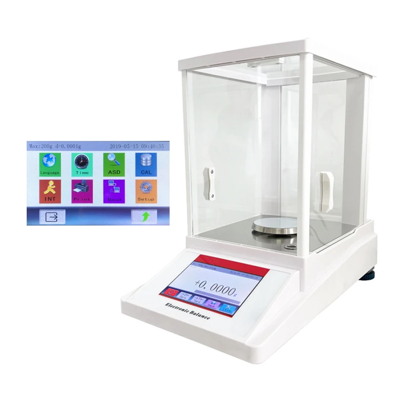 Ja10003 1kg Digital Analytical Laboratory Scale Good Price 1000g Gold Magnetic 1mg with LCD Display