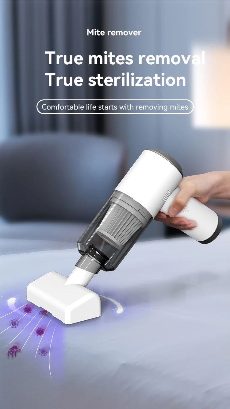 Dwi S8 2in1 Wireless Vacuum Dust Mite Cleaner Portable Vacuum Cleaner