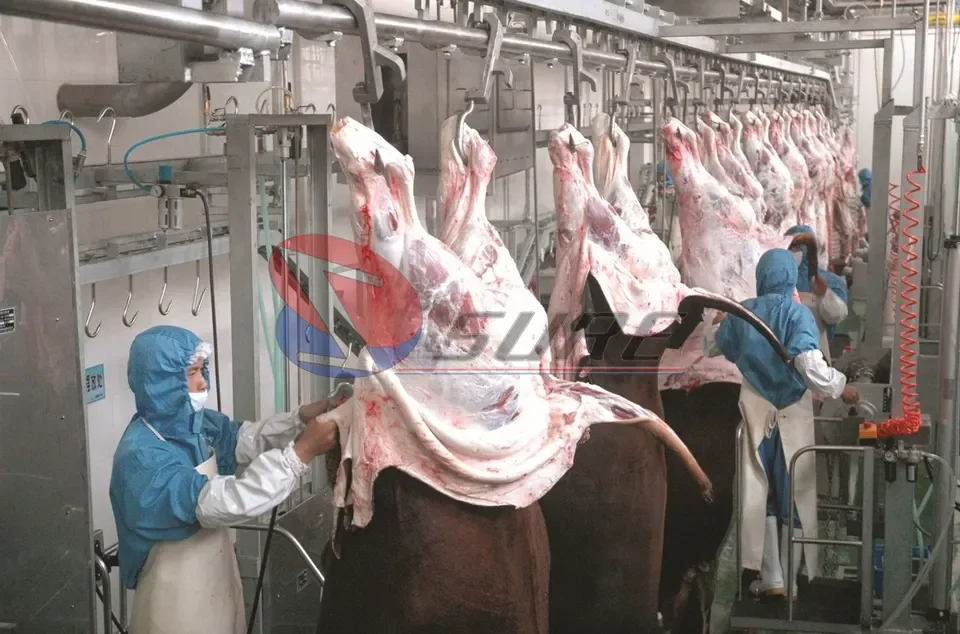 Slaughter Lines for Cattle Hide Puller Animal Skin Removing Machine