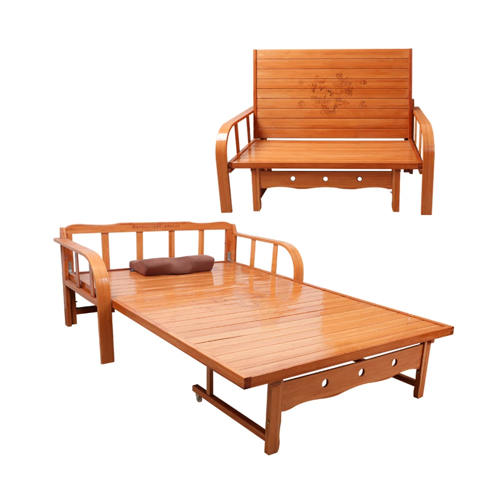 Living Room Furniture Natural Folding Bamboo Sofa Bed For Home Bedroom Hotel Buy Sofa Bed
