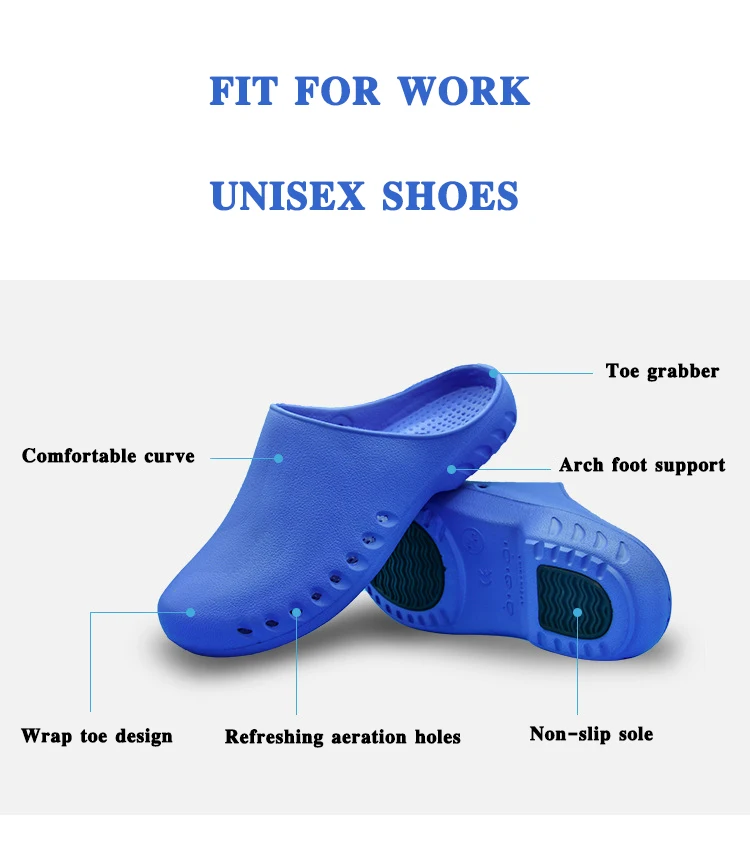 
Легкие удобные нескользящие ботинки EVA для врачей и кормящих матерей, медицинская обувь для операционной, больницы 