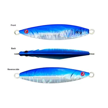 Wholesale Metal Jig Lure Bait Bare Plate Long-Range Shore Cast Lead for Mackerel 40g 60g 80g 100g – Metal Jig – view 2