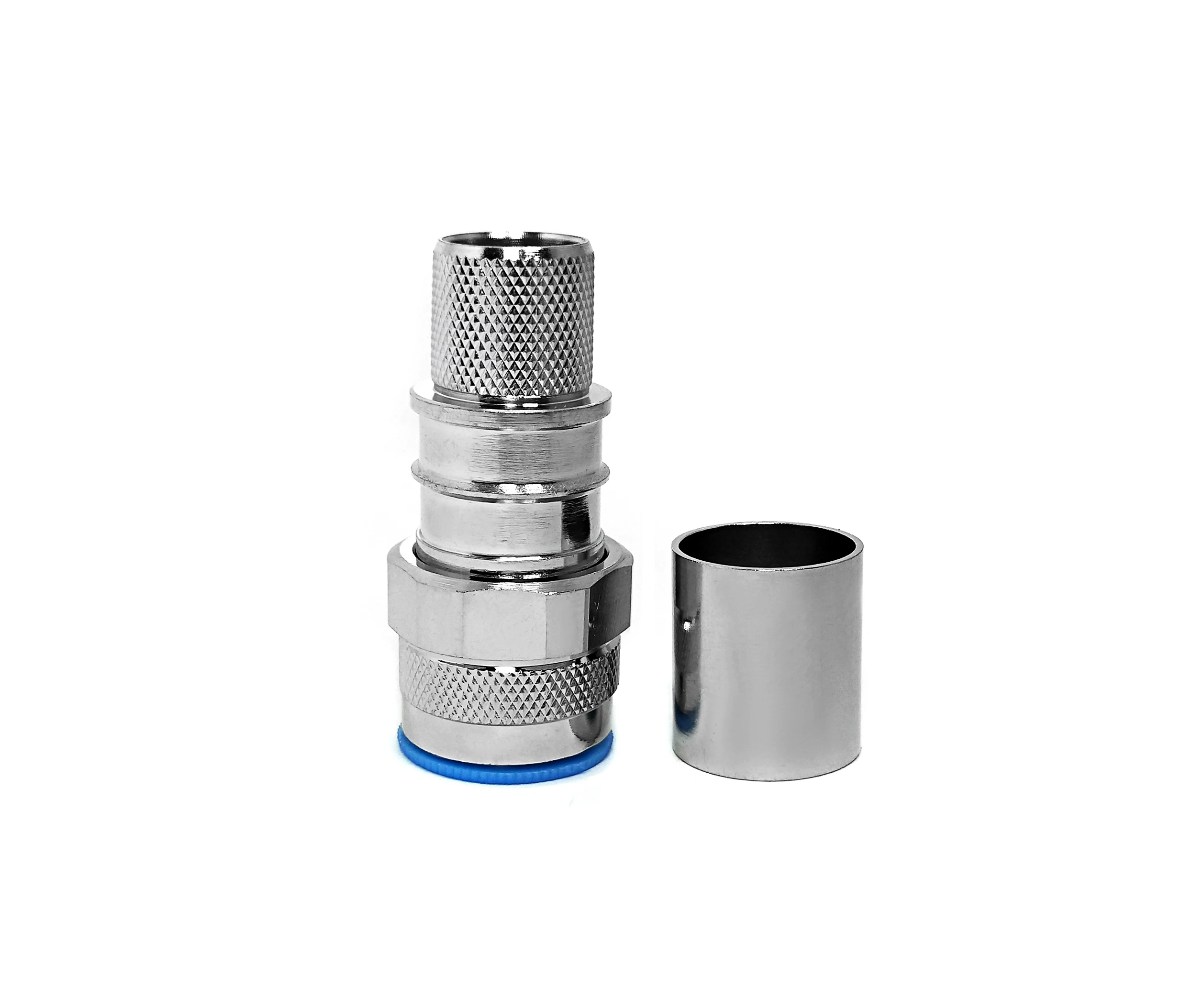 Factory  Directly N LMR600 Cable Male Plug  EZ Soldeless  Non Solder Welding Rf Coaxial Connectors Coax Converter ROHS