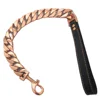 rose gold dog leash 32mm