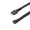 USB 2.0 9-pin Female to USB 2.54 9-pin Male