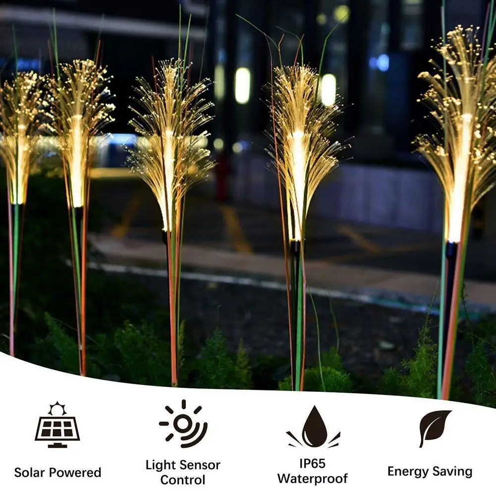 Christmas Decorations Led Solar Fairy Reed Lights Solar Garden Stake ...