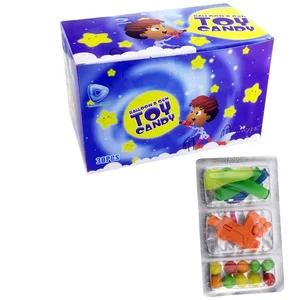 Wholesale Cheap Small Colorful Balloon and Gun Toy With Fruit Candy