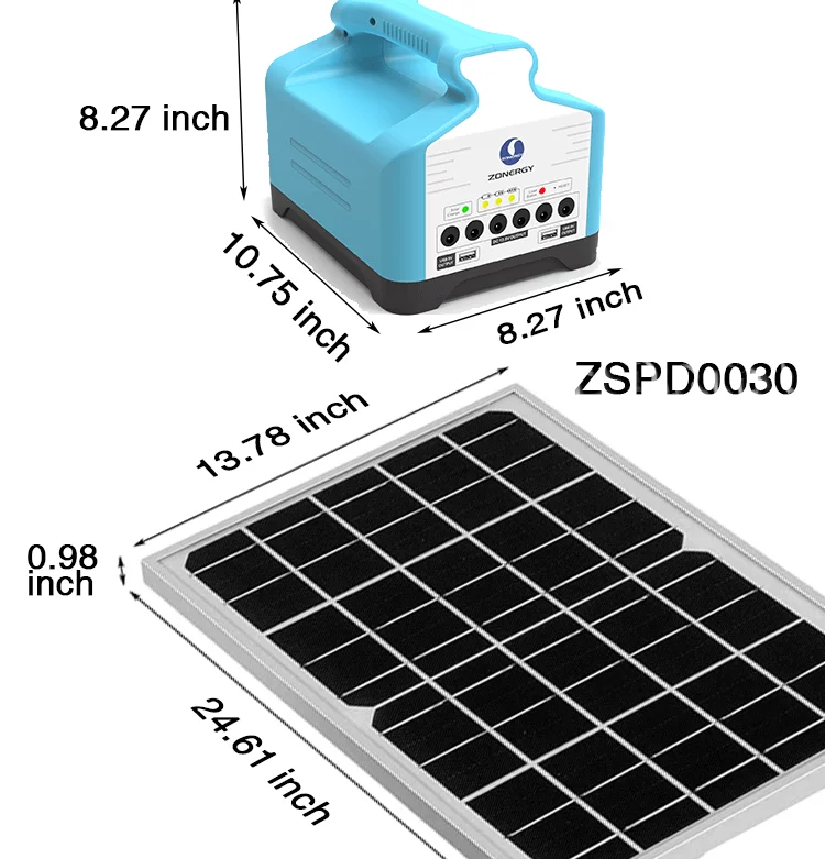 Zo<em></em>nergy Energy 5 Amp Sola Systeme Battery Solar Power Kit System Portable Solaire Generateur Sistema