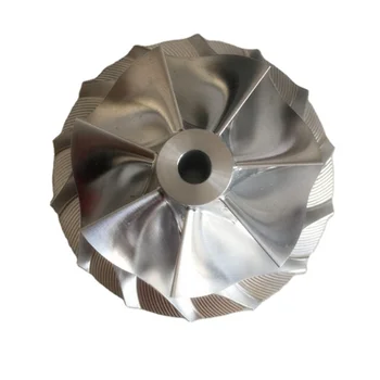 Customization precision 5 Axis CNC machining blades Turbo aluminum 2618/Billet compressor wheel