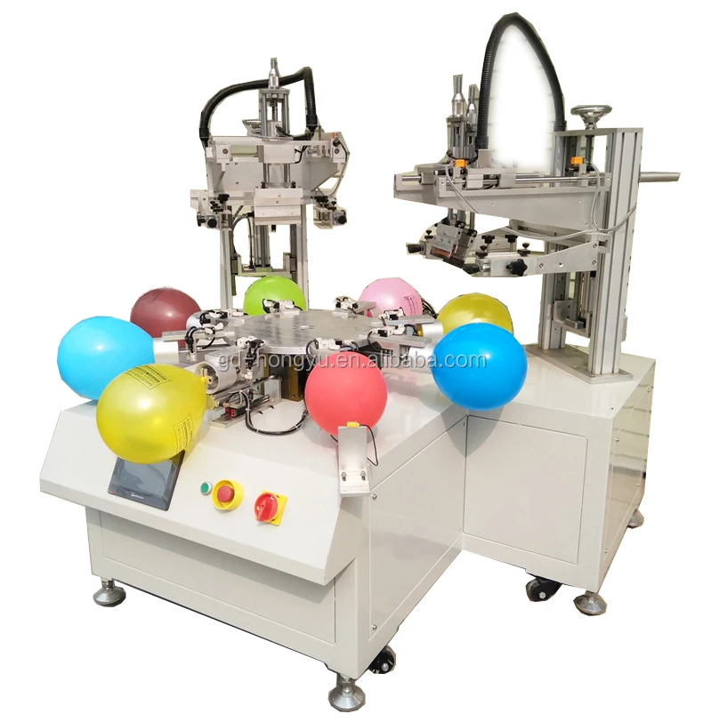 Balloon printing machine,2 color screen printer,latex ball equipment,hot sale,factory direct