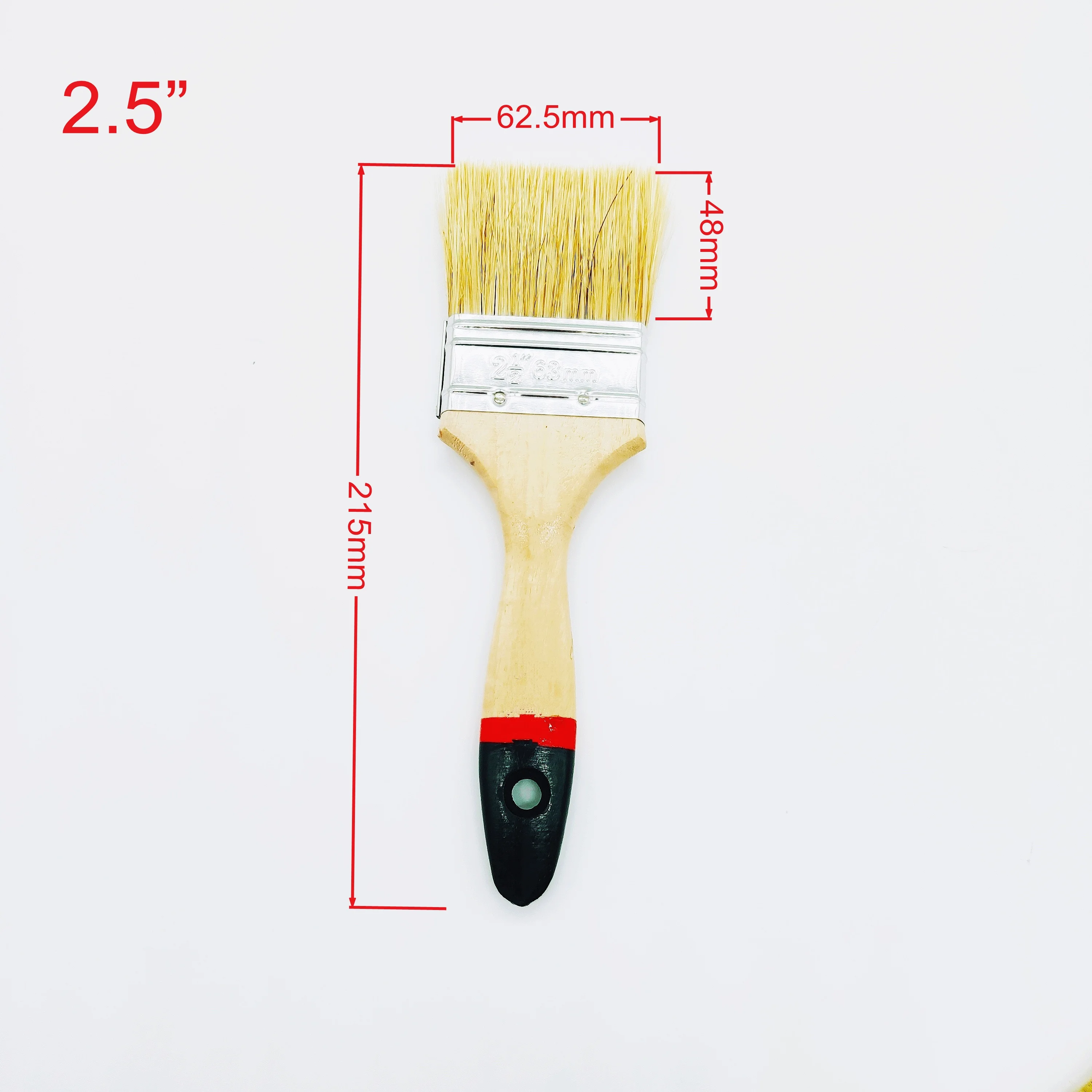 Quality  wooden handle bristle paint brush  clean brush