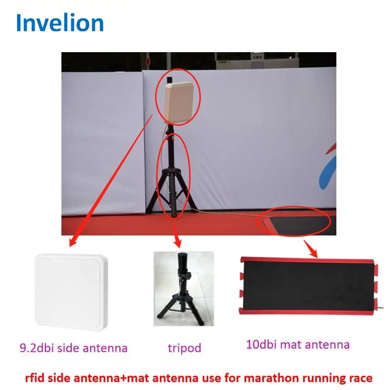 Reusable Sports Ankle Timing Chip Tag RFID Transponder for Cycling Long Range UHF RFID Wristband Tag