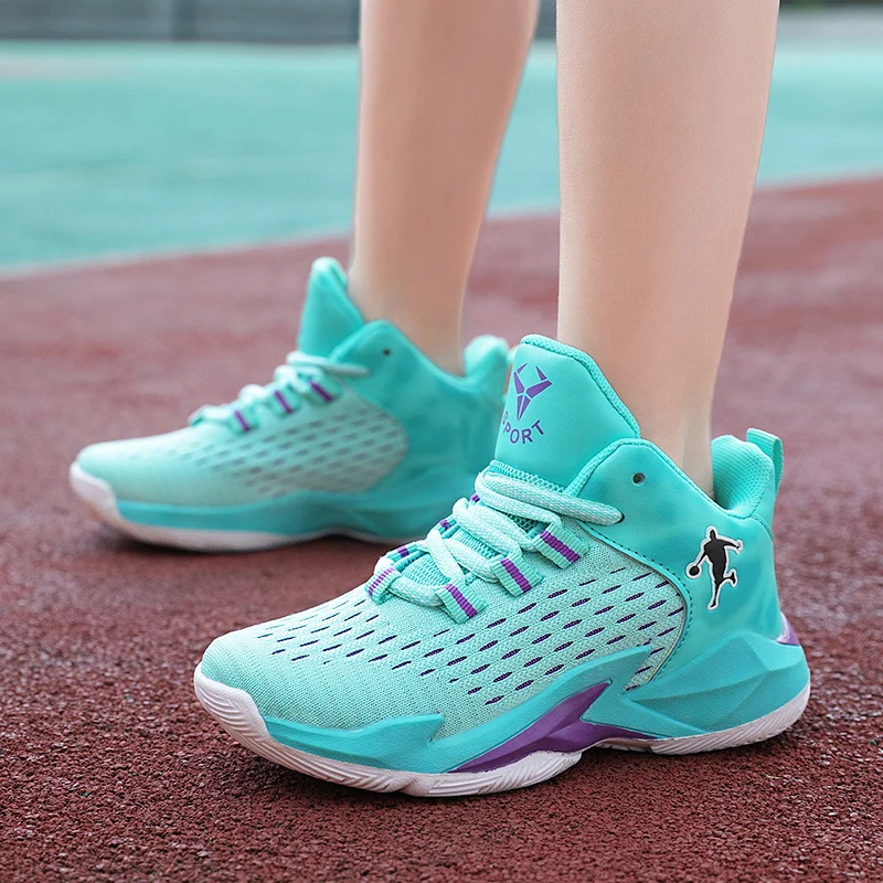 Children's Basketball Shoes Elementary School Students Mesh Breathable ...