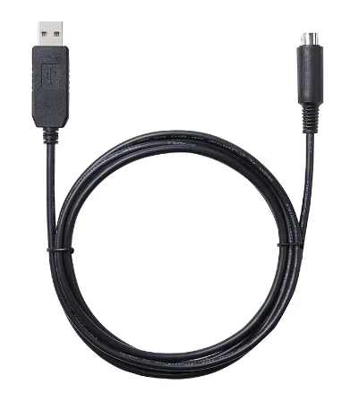 FTDI USB Mitsubishi Q Series PLC Programming Cable FT231XS USB RS232 Serial to Mini Din 6-pin Cable Compatible with USB-QC30R2