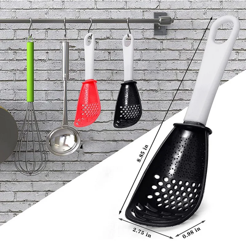 6 In1 All Purpose Kitchen Tool Skimmer Scoop Colander Strainer Grater