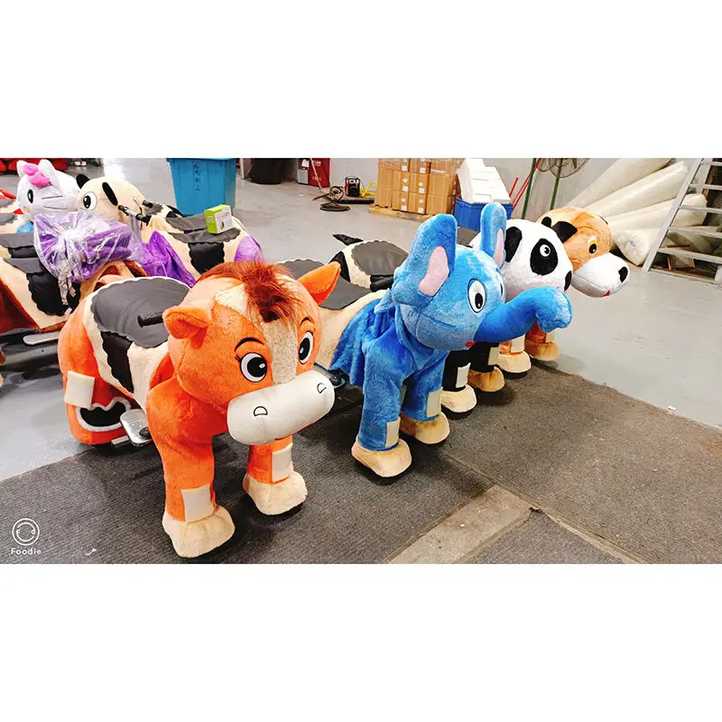 Musical Amusement Park Ride Manufacturer Kiddie Walking Dinosaur Animal ...