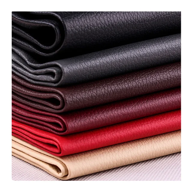 Wholesale 0.5 mm Thickness 3D Split Texture Upholstery Synthetic Faux PVC Leather for Car Furniture Bag Luggage Car Chair