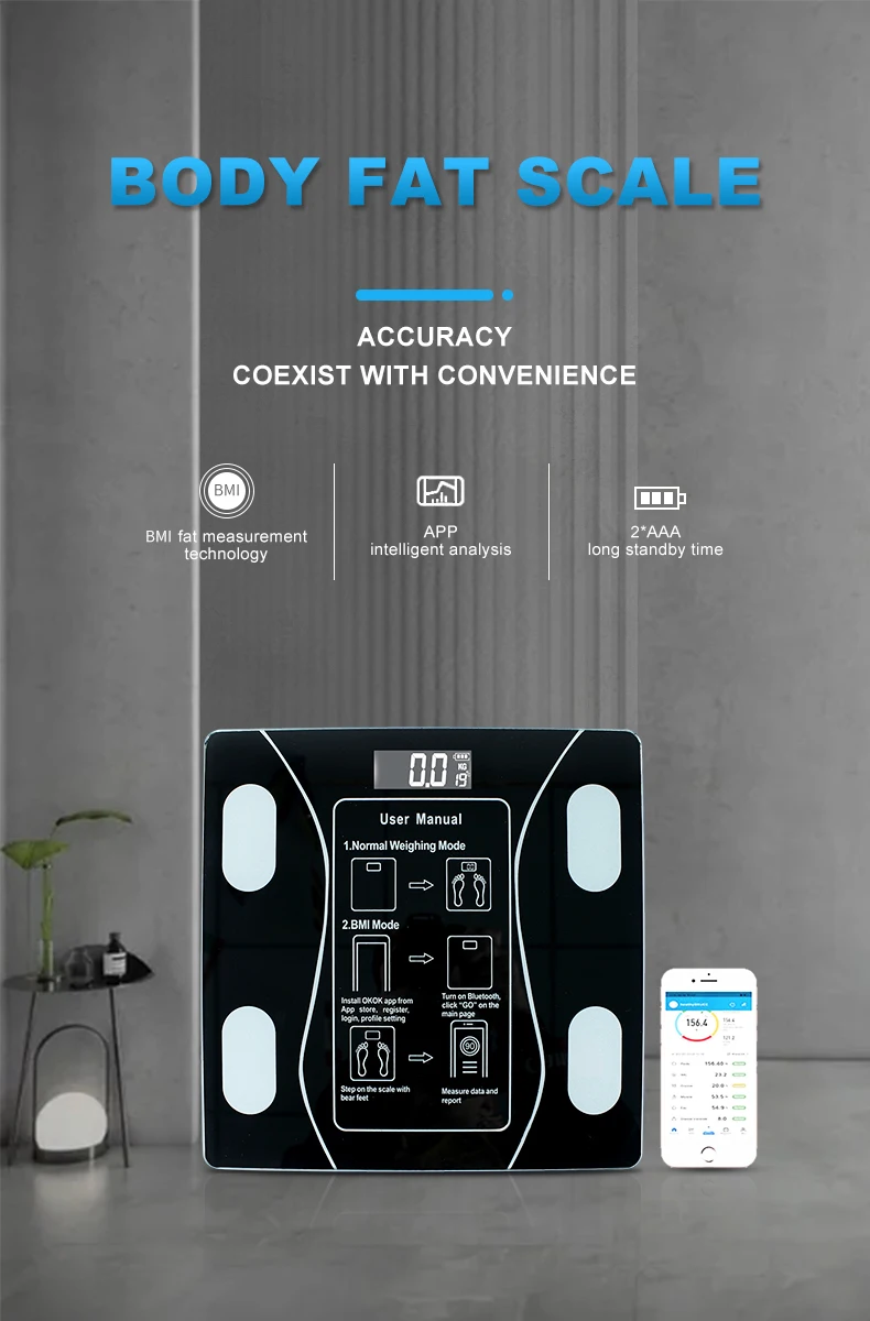 Household Body Composition Scales Body Fat Smart Scale Buy Smart