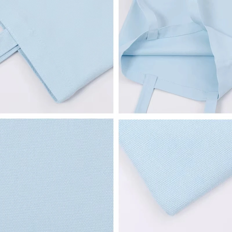 Wholesale Color College Plain Reusable Small Grocery Shopping Cloth Bag Cotton Canvas Totes Bags supplier