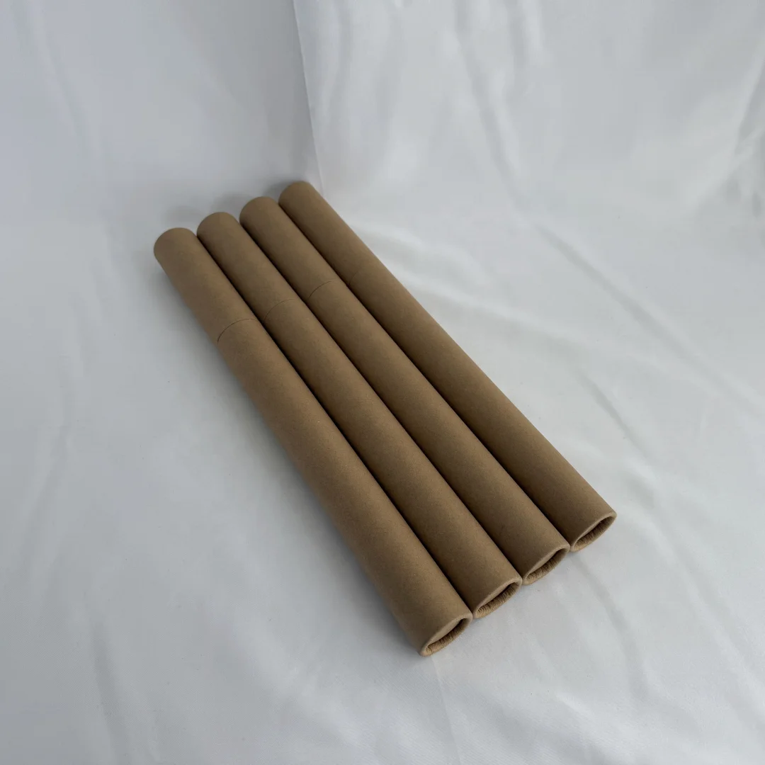 Plastic-free Paper Tube for Incense Thread Round Kraft Paper Tube Packaging Biodegradable Lip Balm Paper Tube With Factory Price